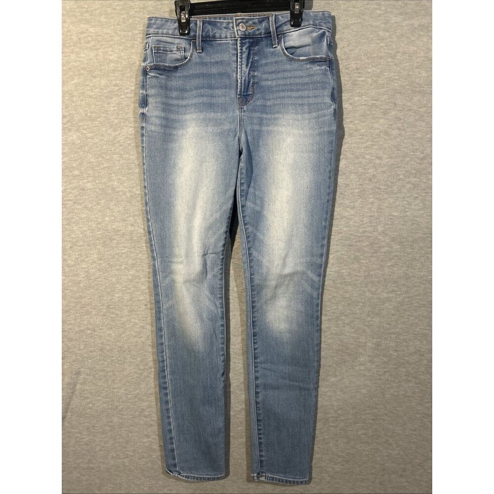 Old Navy Womens Jeans Size 6 Pop Icon Skinny High Rise Secret Slim Pockets Blue